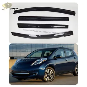 MOSUN Window Visor for NISSAN LEAF 2014-2017 Auto Vent Visor weather shield Deflector wind breaker Rain Guard