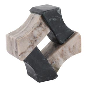 Scultura Moderna in Marmo a Forma di Diamante, Figurina Artistica per Arredamento Casa, Ufficio e Bagno - Product Image 2
