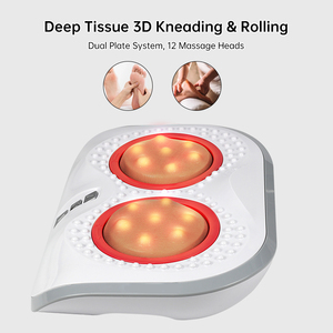 Masajeador de Pies Inteligente 3D de Alta Calidad con Rotación Dual y Calor, Máquina de Masaje Eléctrico Shiatsu para Pies con Funda Lavable - Product Image 3