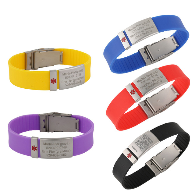 Factory Custom Silicone Wristbands Logo Printing Promotional Gifts Small Batch Orders Welcome QR Code Silicone Bracelet