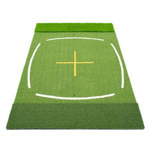 Tapis d'entraînement de golf SSR 120x177cm, tapis de practice intérieur avec trois types de gazon pour l'entraînement du swing de golf - Product Image 2