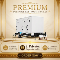 Toilettes mobiles de luxe sur mesure pour événements extérieurs et camping