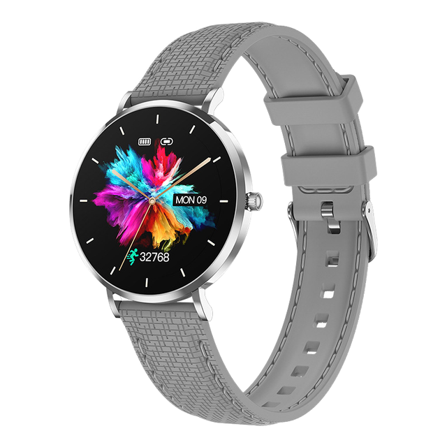 New Ultra Thin T8 Mini Ladies Smartwatch OEM Heart Rate Fitness Tracker AMOLED Screen Waterproof Sports Smart Watch Women