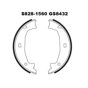 S828-1560 GS8432-Jeu de mâchoires de frein, frein de stationnement pour <span class=keywords><strong>BMW</strong></span> - Product Image 2