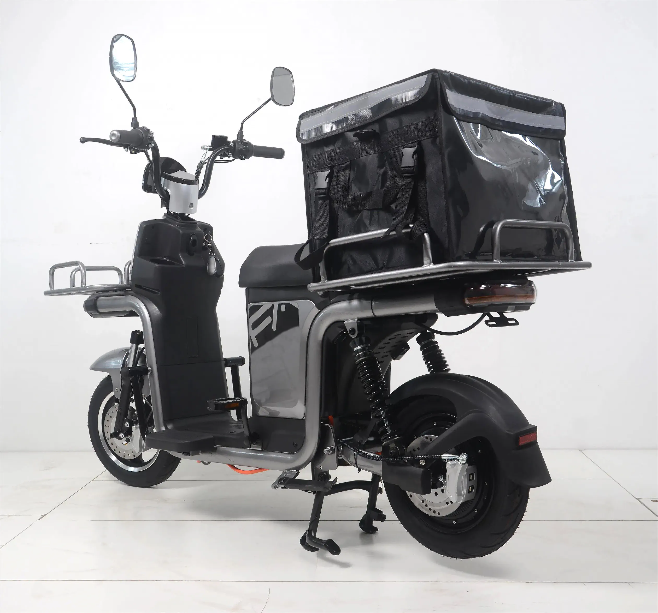 72V 1000W Long Range Food Delivery Electric Cargo Bike Pizza Delivery Scooter Bike