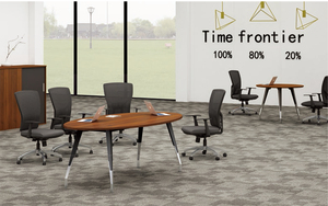 Bovenste Dikke En Onderste Dunne Fiber Sheet Stalen Bureau Executive Conference Computerbureau - Product Image 2