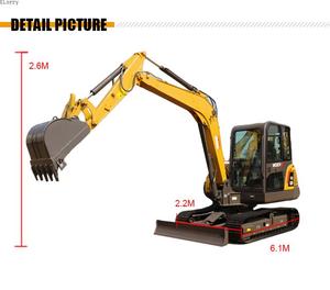 Mini-excavatrice sur chenilles électrique hydraulique d'occasion la plus petite de 2 tonnes Sy19e à vendre - Product Image 2