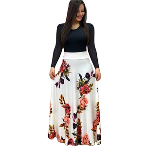 Vestidos <span class=keywords><strong>de</strong></span> <span class=keywords><strong>Encaje</strong></span> Largos Casuales para Mujer Talla Grande, Estilo Africano Elegante, con Cinturones en la Cintura Natural, Tela Lavable - Product Image 5