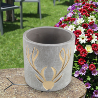 Source Usine En Plein Air Ciment Fleur Planteur pour Succulent Bonsaï Maison Jardin Affichage Personnalisé logo