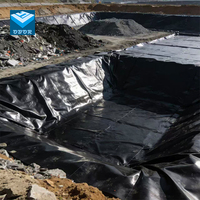 Bâche géomembrane HDPE anti-UV 0,5 mm 1 mm étanche pour bassins à poissons, réservoirs à crevettes, barrages, décharges, parcs et applications industrielles