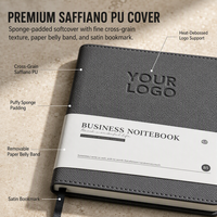 Carnet d'affaires personnalisable en cuir PU, logo personnalisé, journal, agenda, planificateur, fabricant d'impression