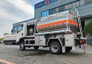 Camion-citerne à carburant Avgas 4x2 de 3000 litres personnalisé en usine, petit camion-citerne d'aviation pour aéroports d'aviation générale - Product Image 6