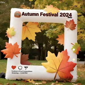 Matelas gonflable auto-alimenté de 1,5 m de haut pour <span class=keywords><strong>cabine</strong></span> photo, symbole animalier de dessin animé SPH, lit gonflable durable en forme de cheval - Product Image 3