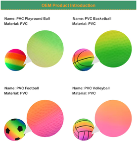 Direct Factory Großhandel Custom Logo Gewicht 180g 8,5 Zoll PVC Spielplatz bälle für Kids <span class=keywords><strong>Beach</strong></span> - Product Image 4