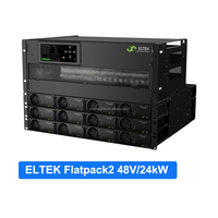 Eltek 19 pouces 4U hauteur de Distribution Flatpack2 48V/24kw redresseur intégré système d'alimentation cc intégré