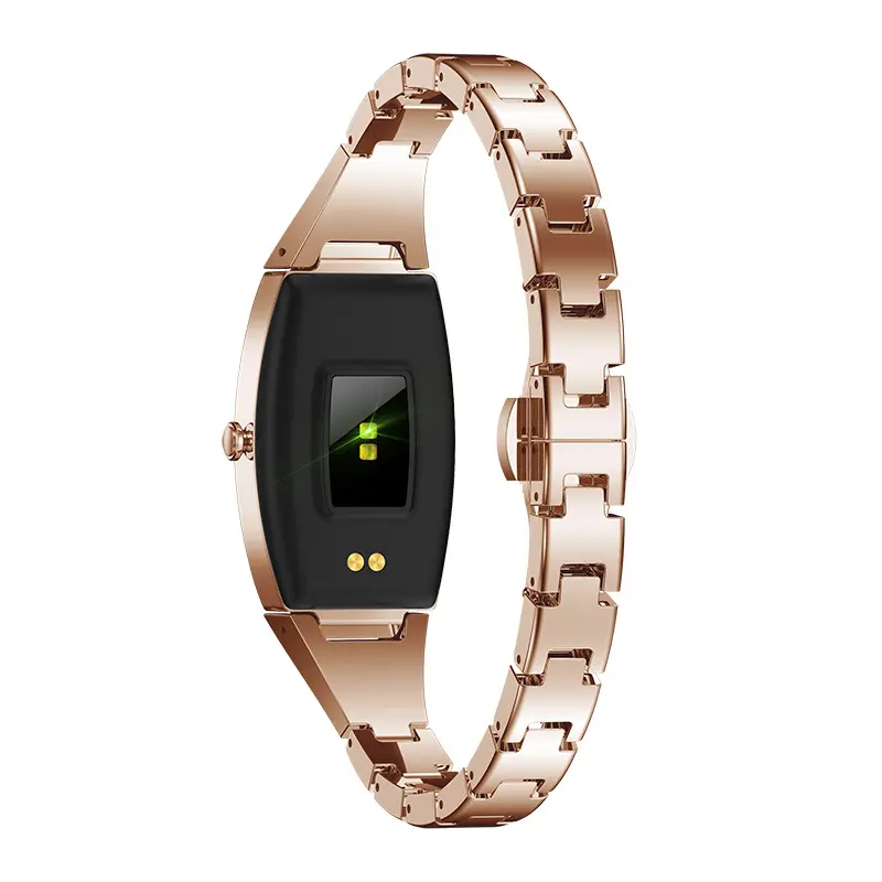 2022 Smart Watch donna oro donna impermeabile monitoraggio della frequenza cardiaca Android per ragazza Ladys