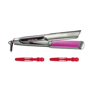 Plancha de Pelo Komei KM-2301 con Calentamiento PTC Seguro, Iones Negativos y Ajuste de Temperatura, Color Gris - Product Image 5