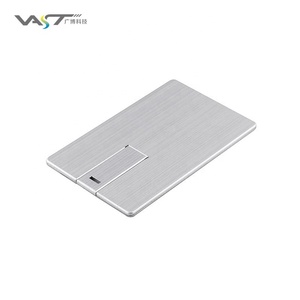 Pour le cadeau de promotion en métal carte de crédit lecteur 8gb d'instantané d'usb avec le logo - Product Image 1