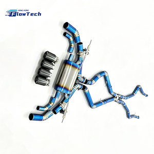 ระบบท่อไอเสียแคทแบคไทเทเนียมประสิทธิภาพสูงสำหรับ BMW F85 X5M S63 4.4T V8 พร้อมวาล์วควบคุมเสียงแบบติดตั้งโดยตรง พร้อมรีโมท - Product Image 3
