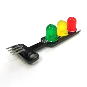 Module de signalisation routière LED, lumière rouge, verte, jaune, module émetteur de lumière tricolore, bloc électronique 5V - Product Image 1
