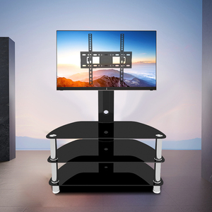 Armario de <span class=keywords><strong>TV</strong></span> giratorio para el hogar, mueble de salón con soporte de exhibición, estantes de vidrio, soporte de <span class=keywords><strong>tv</strong></span> de lujo, modelo novedoso - Product Image 3