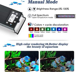 Fullgain FG167 profesional 24/7 DIY Auto on Off modo nocturno modo Día espectro completo impermeable con temporizador para <span class=keywords><strong>agua</strong></span> <span class=keywords><strong>dulce</strong></span> - Product Image 3