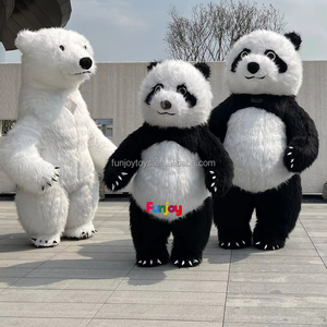 <span class=keywords><strong>Costume</strong></span> da Mascotte <span class=keywords><strong>Panda</strong></span> Gonfiabile 2/2,6/3 Metri per Adulti, Senza Batteria 12V - Product Image 6