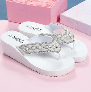 Dép nữ mùa hè, dép xỏ ngón đính ngọc trai, thời trang ngoài trời, đế xuồng EVA, dép đi biển - Product Image 3