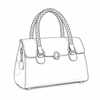 Tas Selempang Kulit Asli Anti Air Warna Cokelat Tua Dua Pegangan, Custom Logo OEM/ODM Guangzhou China, Unisex