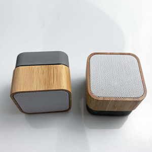 Quảng trường nhỏ không thấm nước BT Loa EU thân thiện với môi tre biểu tượng tùy chỉnh loa không dây cho quà tặng doanh nghiệp - Product Image 4