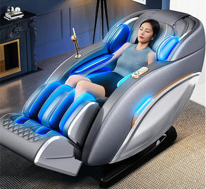 VCT Luxus 3D Shiatsu Royal <span class=keywords><strong>Massage</strong></span> stuhl Mikro computer Gemütliche Spa-Musik Innovative menschliche Berührung für Büro-Einkaufs zentrum für Körper - Product Image 4