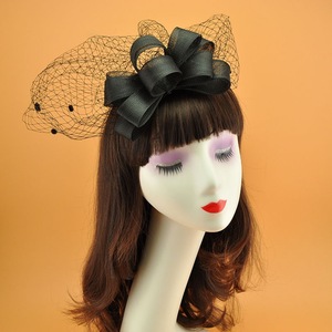 Promotion : Fascinator <span class=keywords><strong>vintage</strong></span>, coiffe de fête à thème, <span class=keywords><strong>filet</strong></span> à <span class=keywords><strong>cheveux</strong></span> élégant pour femmes, dames et jeunes filles - Product Image 5