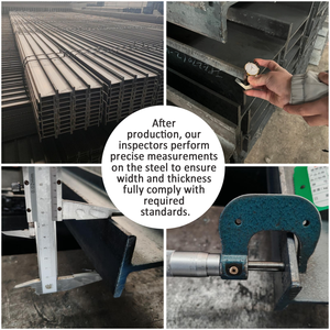 Hochwertige Materialien Warm gewalzter Breit flansch ASTM A572 Stahl konstruktion shaus Verwendet H-Träger I Balken Carbon Vigas Hierro 12 Metros - Product Image 5