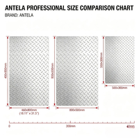 Tapis insonorisant pour voiture à motif diamant - Amortisseur de vibrations en butyl renforcé de 80 mil - Qualité professionnelle sans odeur et sans COV