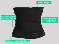 Faja Reductora de Cintura Doble para Hombre, Compresión Abdominal, Control de Vientre, Efecto Sauna, Quema Grasa