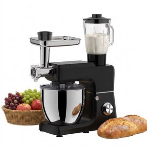 Mixeur Électrique Multifonctionnel Premium 10L en Acier Inoxydable à 6 Vitesses, Silencieux, pour Usage Domestique, Hachoir à Viande, Bol Mélangeur pour Gâteaux - Product Image 3