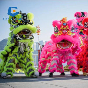 JN-Z2310 Dragón y León <span class=keywords><strong>de</strong></span> Dibujos Animados <span class=keywords><strong>de</strong></span> Foshan, China, para Actuaciones <span class=keywords><strong>de</strong></span> <span class=keywords><strong>Danza</strong></span> del Dragón y del León - Product Image 5