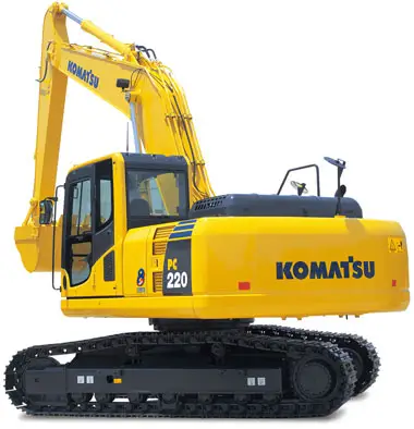 Ekskavator komatsu PC220 dalam kondisi baik, PC220excavator Komatsu untuk dijual mudah dioperasikan