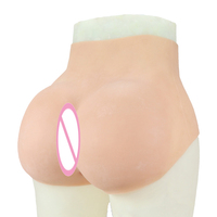 Culotte taille haute en Silicone pour femmes, culotte rembourrée pour les fesses et les hanches