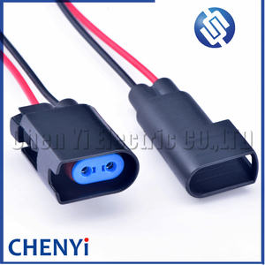 2 Pin/Way Buchse oder Stecker Bremsbelag Sensor Stecker Rad ABS Sensor Stecker Kabelbaum Pigtail 2-1437712 Für - Product Image 1