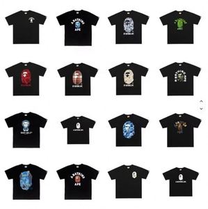 T-shirt imprimé Bapees tendance pour homme, haute qualité 1:1, motif lettres, collection 2026, vente chaude - Product Image 2