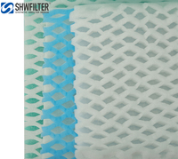 Nouveau rouleau de média filtrant en fibre de verre de taille standard - Pochettes de cellules vertes G3/G4 à forte adsorption pour cabine de peinture