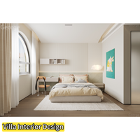 Servicio de diseño de interiores de renderizado 3D de lujo moderno Solución integral de materiales de construcción de viviendas para construcción y bienes raíces