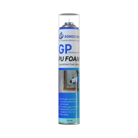 Mousse de construction en polyuréthane expansible en mousse PU de haute qualité pour l'isolation en mousse de pulvérisation pour les projets de construction