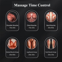 Pistolet de massage intelligent mini 32 vitesses avec écran LCD sans fil pour relaxation musculaire, yoga, fitness et soulagement myofascial