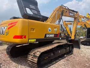 Machinerie d'excavation d'occasion de l'année 2022, marque SANY, excavatrice d'occasion SY205C pour la construction et les travaux miniers, certifiée CE - Product Image 2