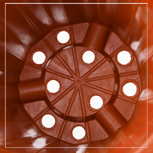 小さな庭のための300個パックのプラスチック製の苗床植木鉢花苗スターターポット - Product Image 5