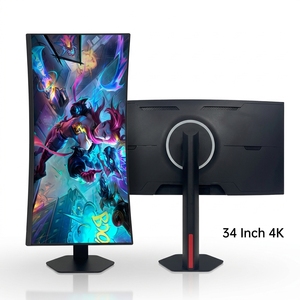 Moniteur de jeu incurvé ultra-large de 34 pouces, 4K, 165 Hz, 1 ms, IPS, sans scintillement, pour configurations de bureau ergonomiques et professionnelles - Product Image 1