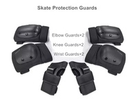 Vente en gros, patins à roulettes en ligne, skateboard, scooter, ensembles d'équipement de protection, genouillères, protection des coudes, protège-poignets pour adultes