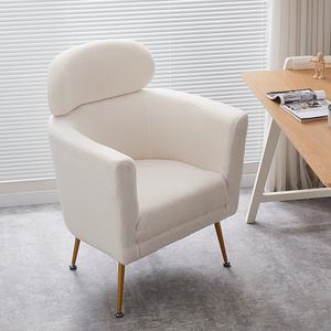 Venta al por mayor caliente pierna dorada brazo sofá cómodo suave sofá silla respaldo alto sofá de lujo - Product Image 2